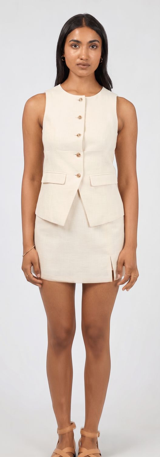 AAE - Mavis Vest - Natural, Size.: 6