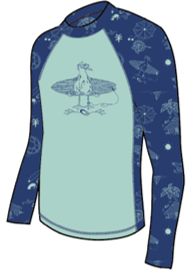 Lizzard - Weirdo - Rashie - Seagull Surfer, Sizes: 1-2 Years