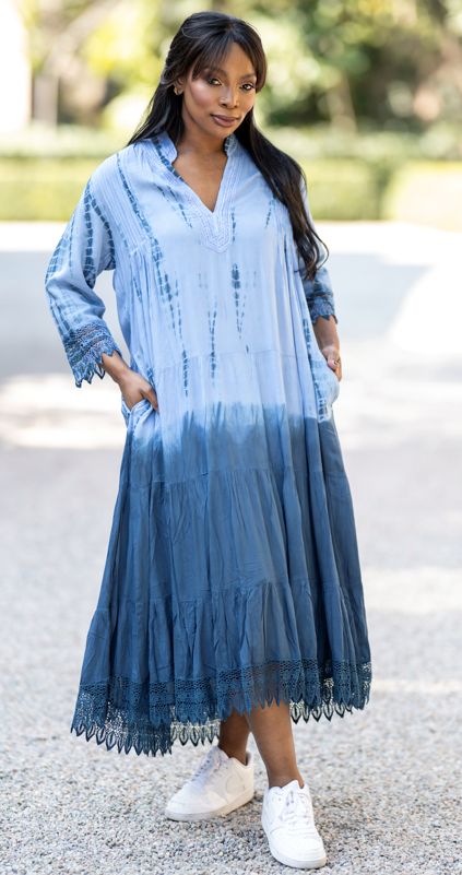 MS25-500 - Sky Tye Dye Dress, Size.: 1 (S)