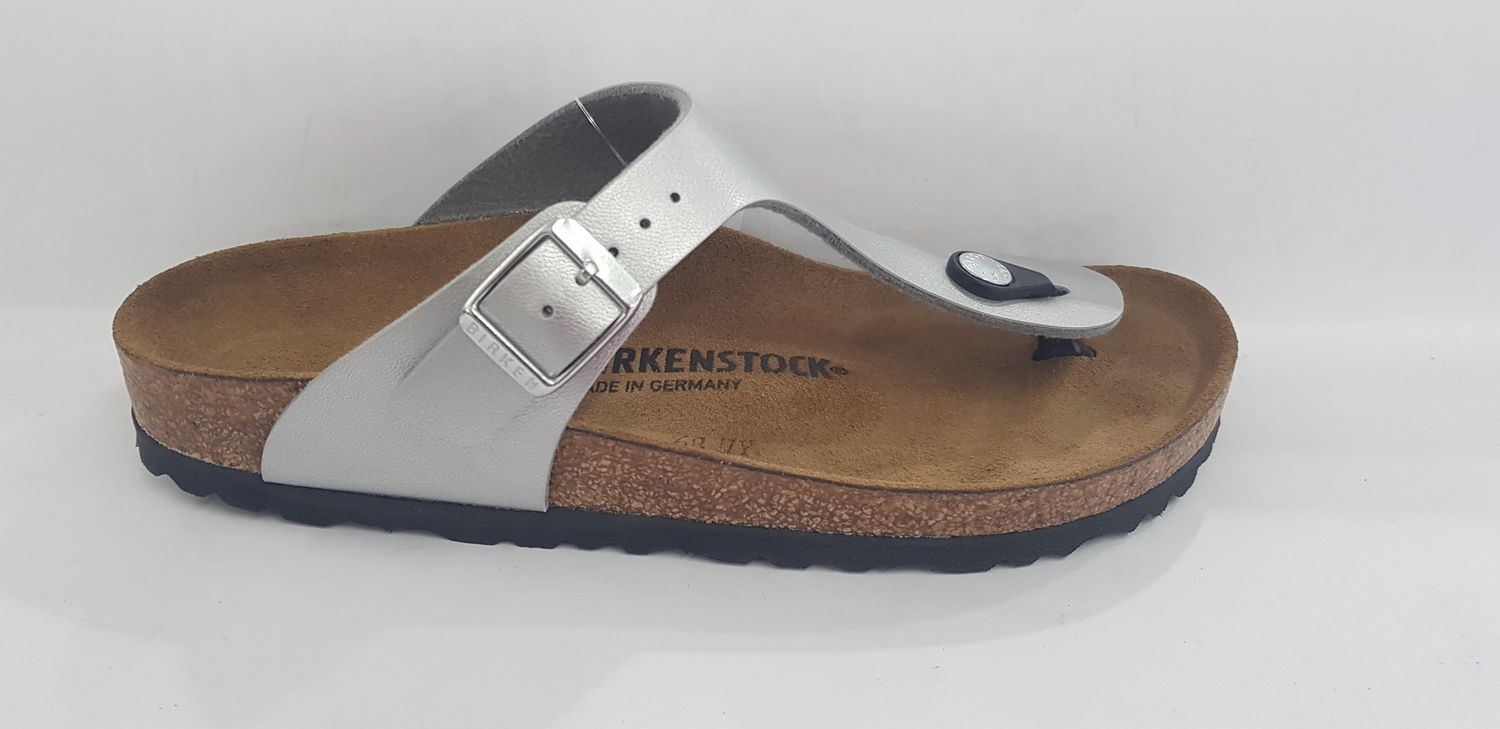 Birkenstock- Gizeh Silver - 38N
