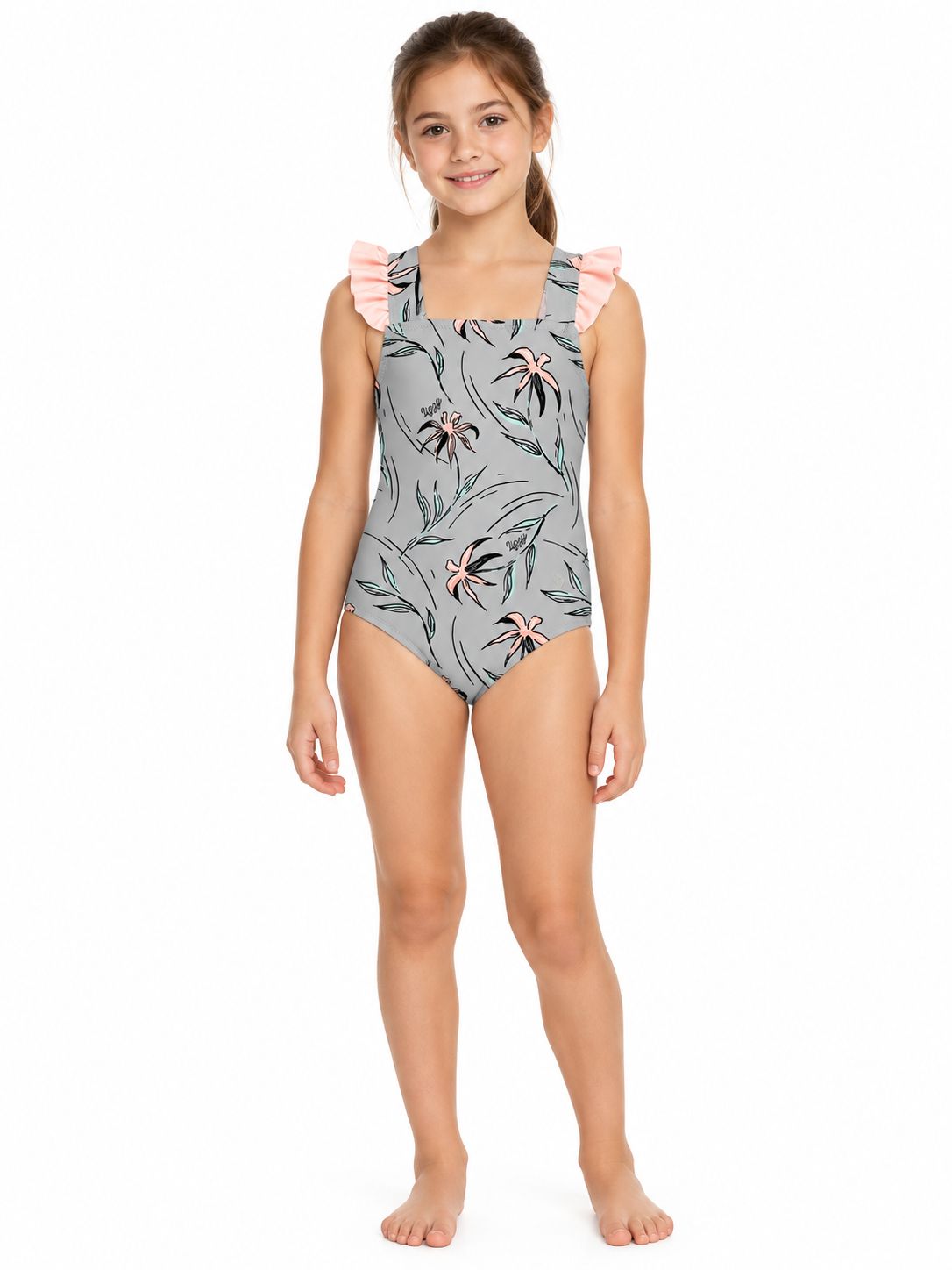 Lizzy  - Maisey Tots Full Costume, Colour: Dusty Blue Floral, Sizes: 1-2years