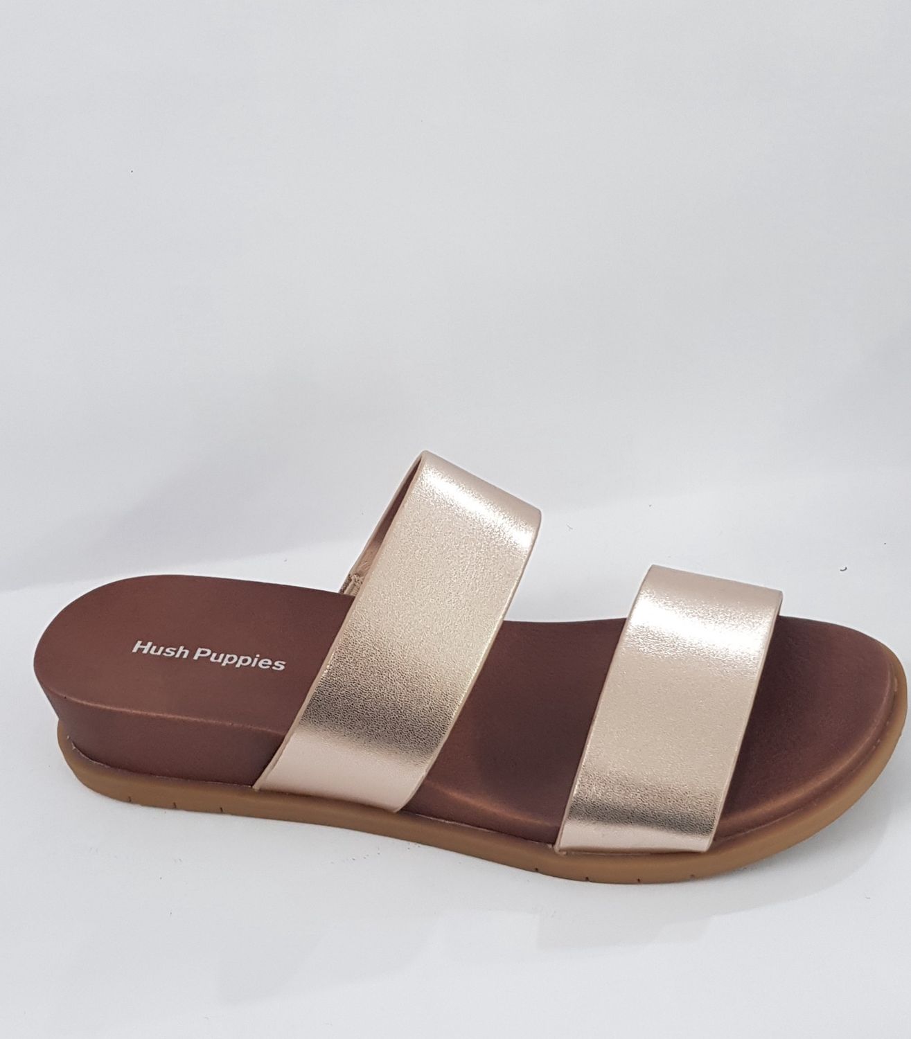 Hush Puppies - Edith Cow Leather - Rosegold, Size.: UK 4