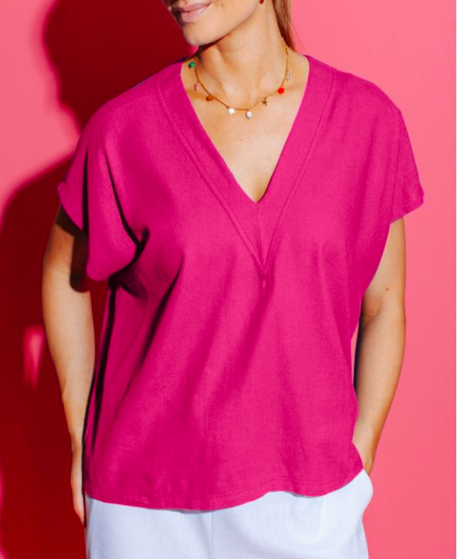 Stil Capsule - Sav Shell Top - Beetroot Purple, Size.: XS