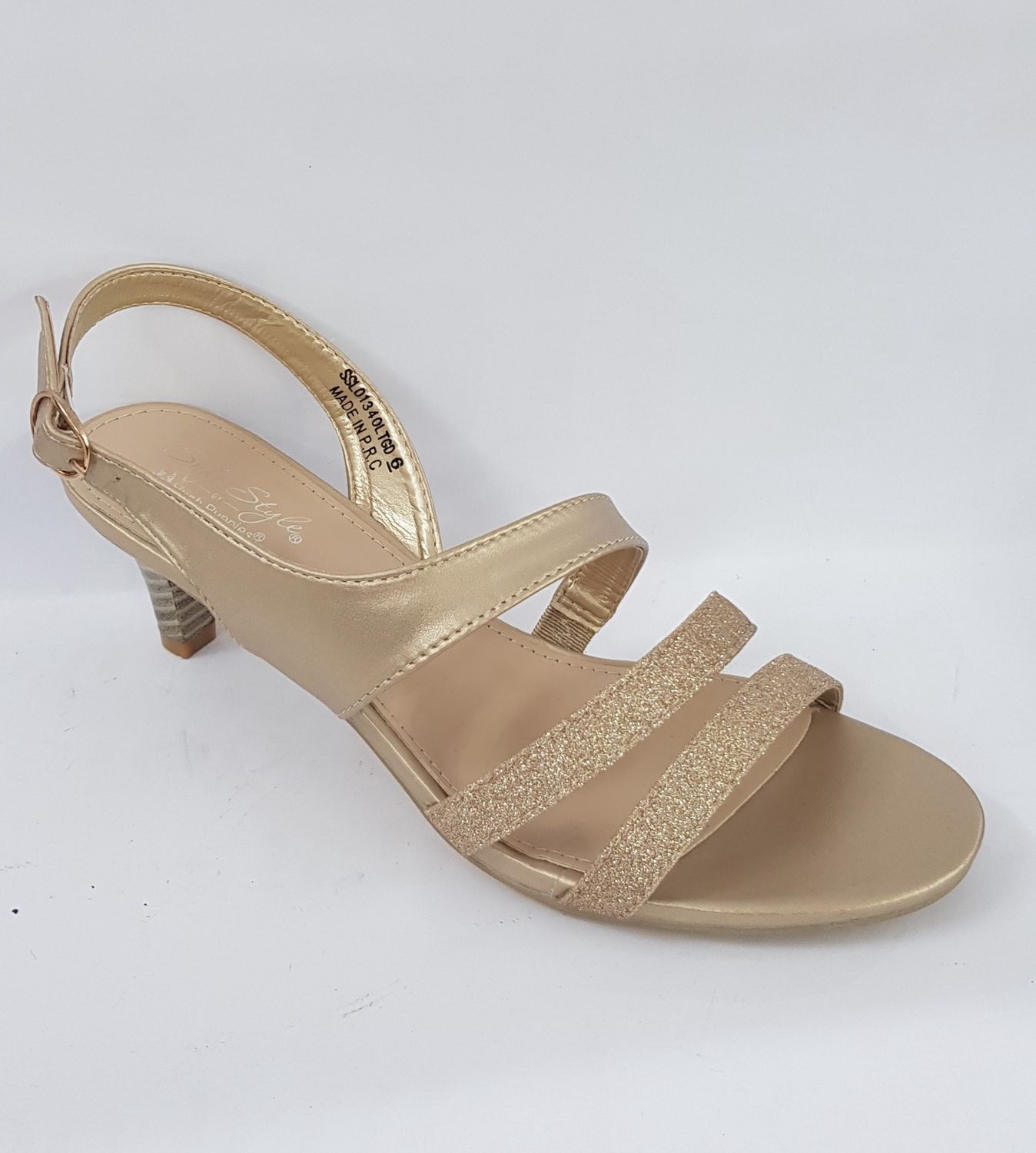 Hush Puppies - Soft Inge Metallic Gold, Sizes: UK 3