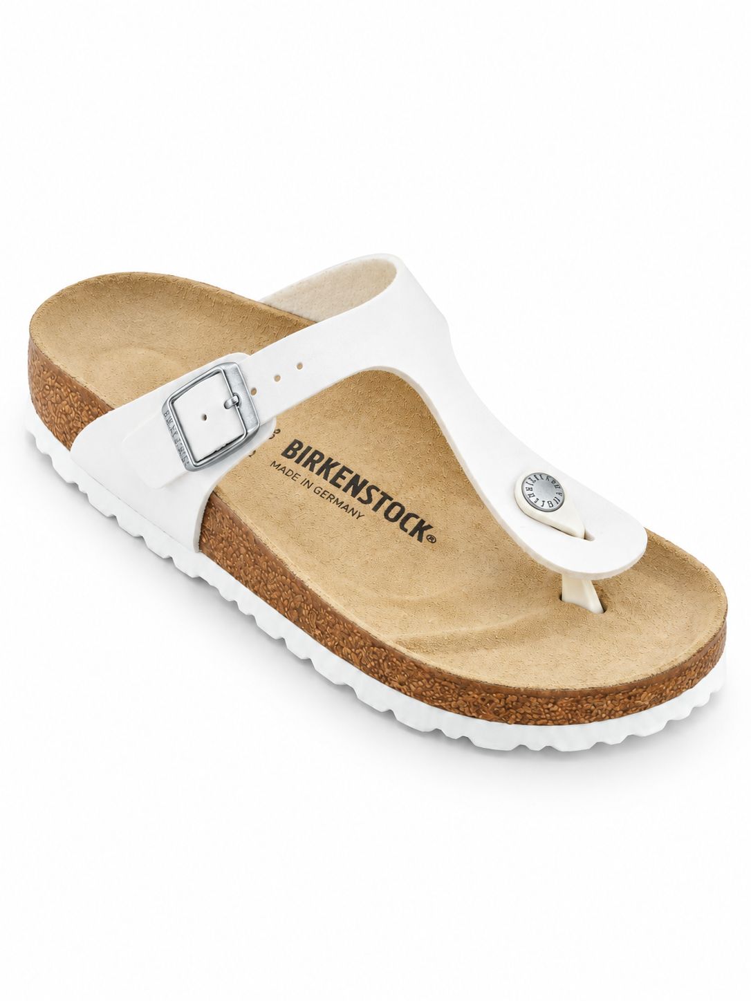 Birkenstock - Gizeh Birko Flor -White - 41R, Size.: 41R