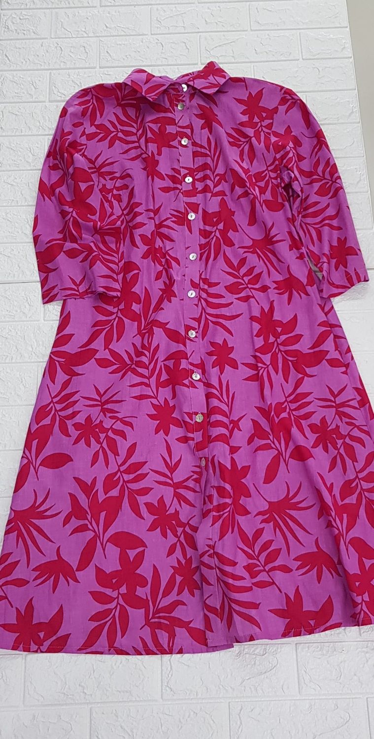 Iconic - Fuschia Floral Dress