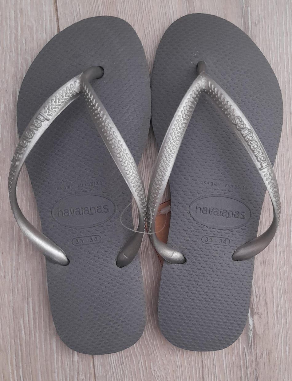 Havaianas - Slim Grey, Size.: 33-34(UK2)
