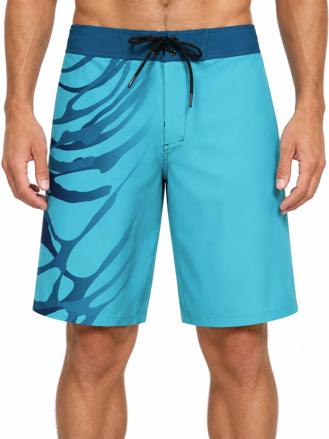 Oakley Barrel 19” Boardshort - Olympics Waves Blue - FOA407434, Sizes: XXS/28