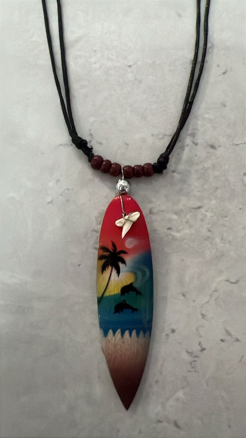 Indoblu - Necklace - Surfboard