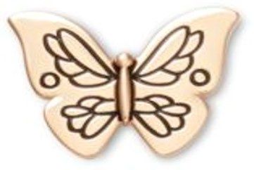 Crocs - Jibbitz - Gold Outline Butterfly - 10011223