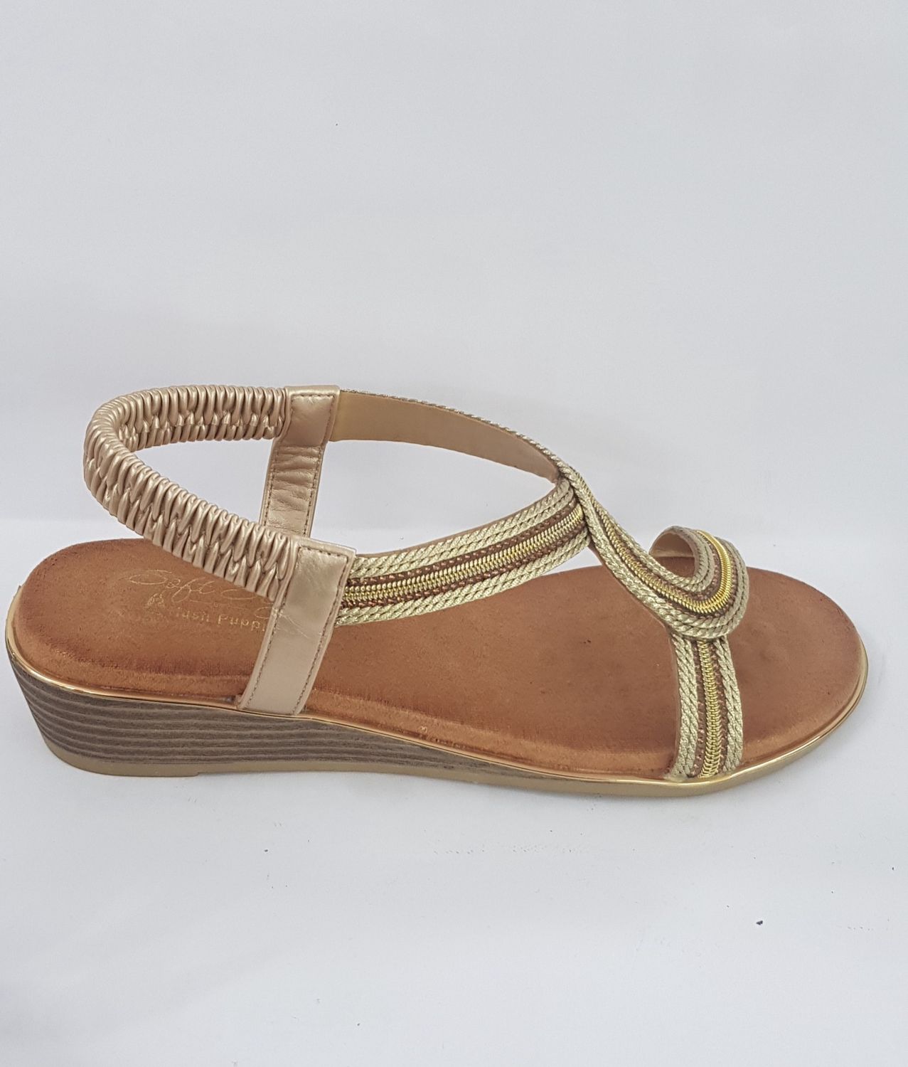 Hush Puppies - Naila Light Gold, Size.: UK 4