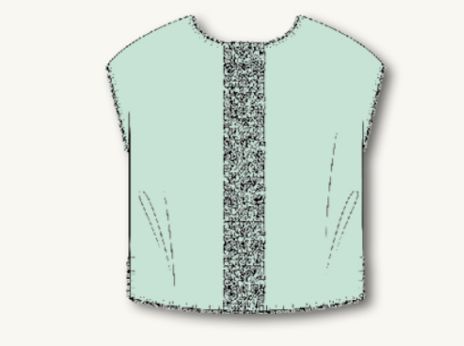 Lizzy - Mandie Top - Mint, Sizes: Small