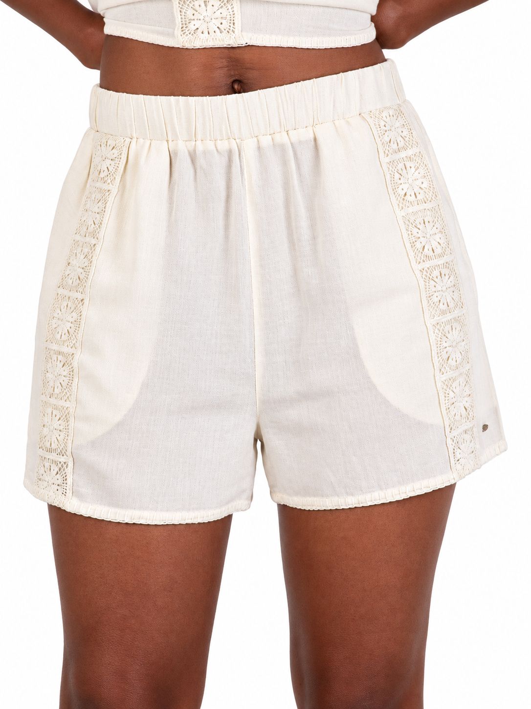 Lizzy - Emsie Shorts - Ecru, Sizes: X-Small