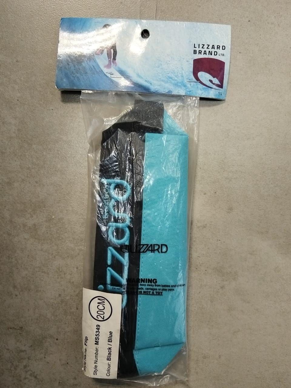 Lizzard - Flip Pencil Case 20cm, Colour: Black/Blue