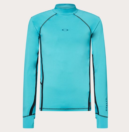 Oakley - Tidal Pressure Rash Guard - Swimming Pool Blue - FOA406861, Sizes: XS
