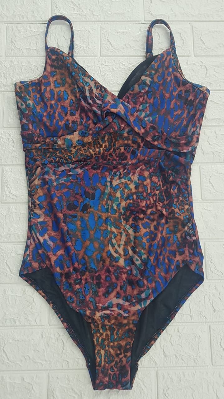Sea Level - Hunter Cheeky Leopard/One Piece / Blue /SL1594HT