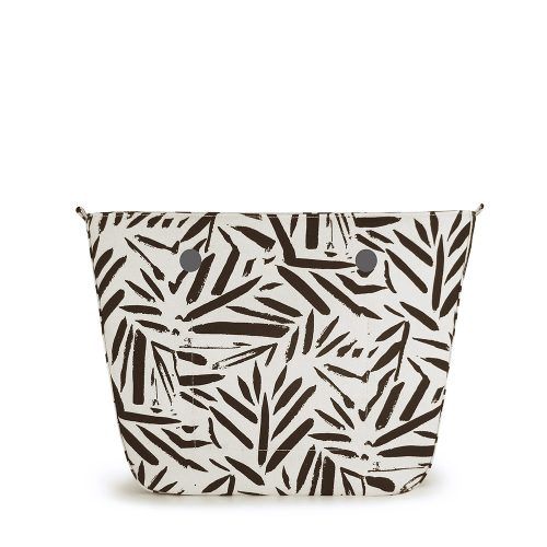 Fenn Collection - Original Pattern Inner - Black/White, Colour: Silver Zipper