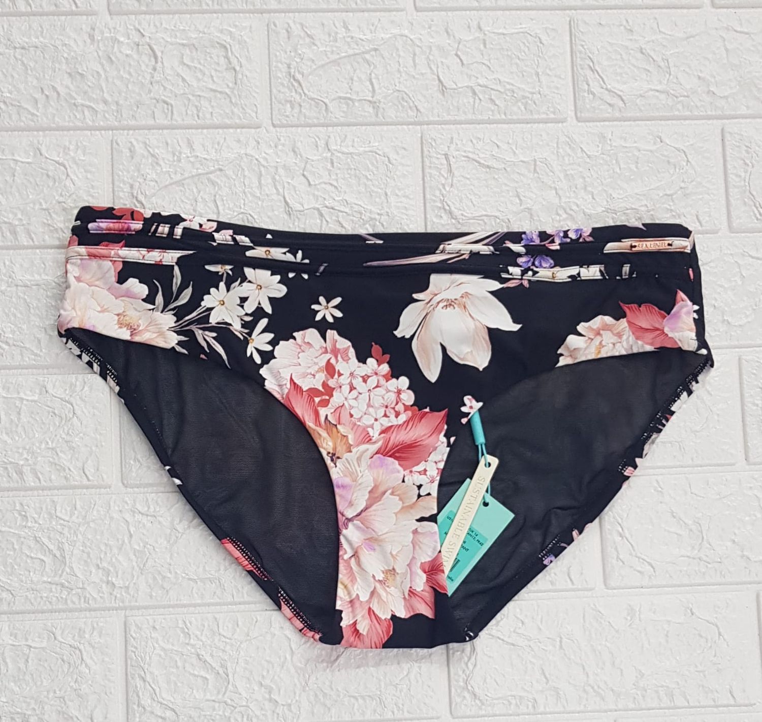 Sea Level - Martini Mid Bikini /Black Floral/SL4540MR