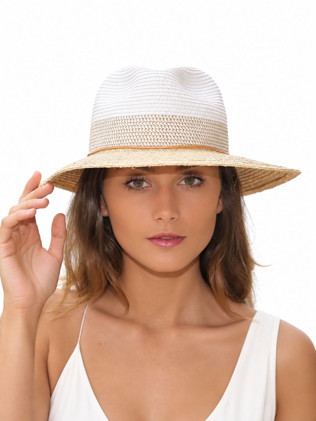 Emthunini - Tina M Fedora - Natural, Colour: Natural, Sizes: 58cm