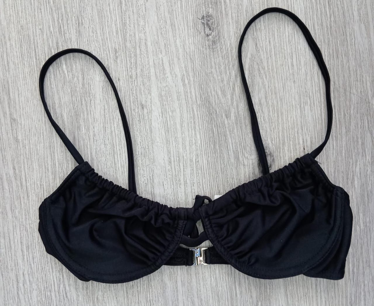 Brite Reef -Bikini Top Spagetti U/W Bra - SEP32, Colour: Black, Size.: 6/30