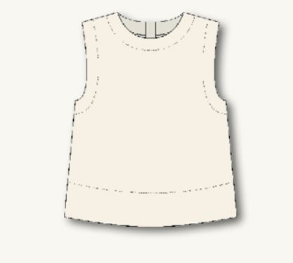 Lizzy - Jeanny Top - Ecru, Sizes: Small