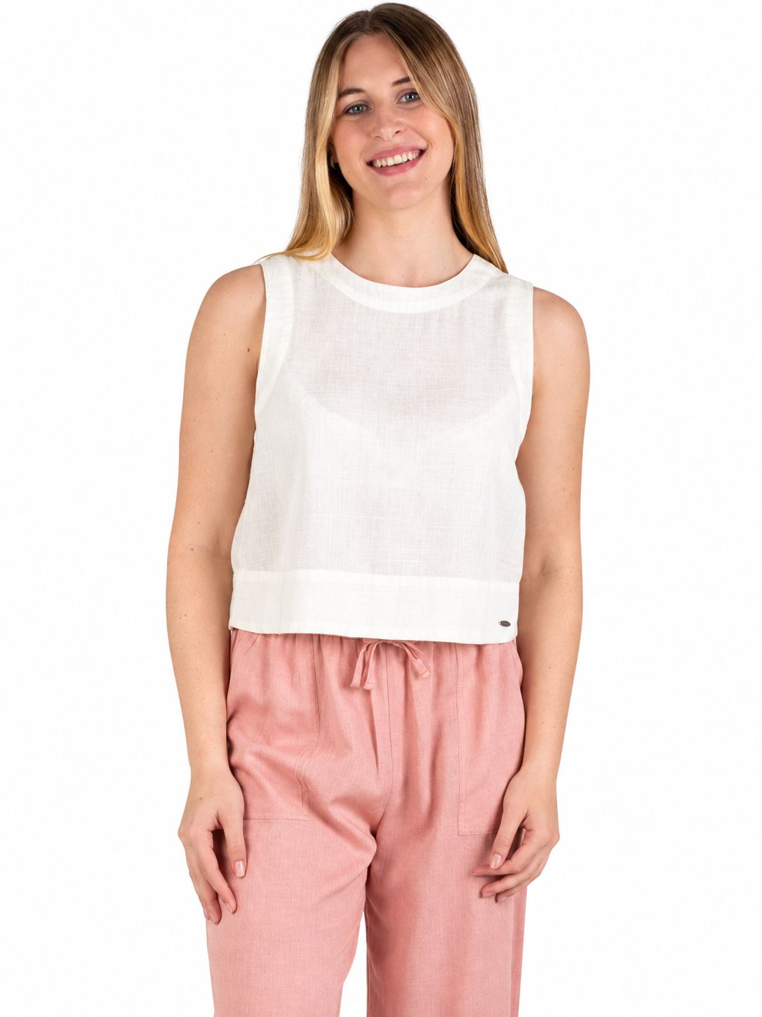 Lizzy - Jeanny Top - Ecru, Sizes: Small
