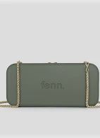 Fenn - Wallet - Watercress - Gold Zip - Gold Chain