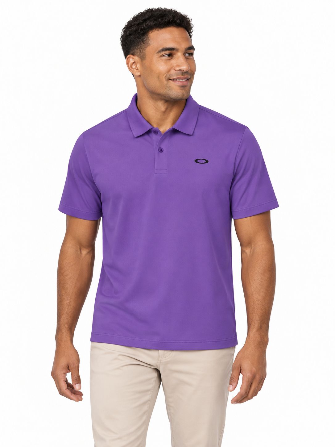 Oakley - Icon Tn Protect Rc Polo - Fluorite Purple, Sizes: XS