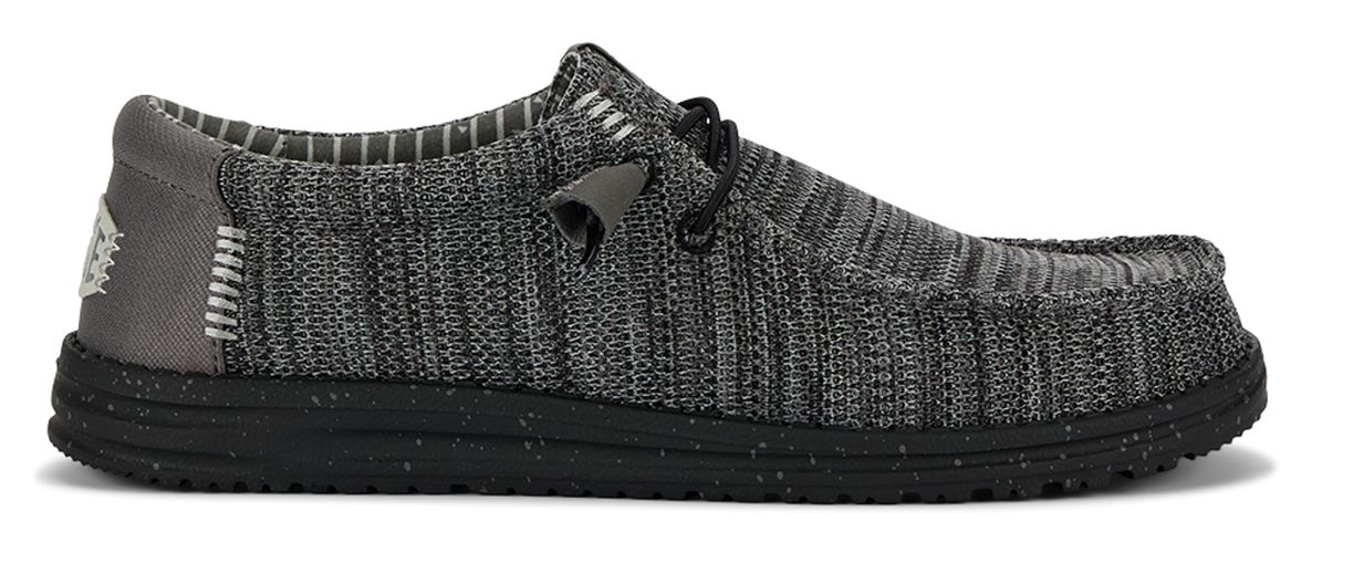 Hey Dude - Wally Stretch Sox - Granite Grey/Black 41898-1U4