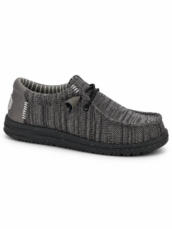 Hey Dude - Wally Stretch Sox - Granite Grey/Black