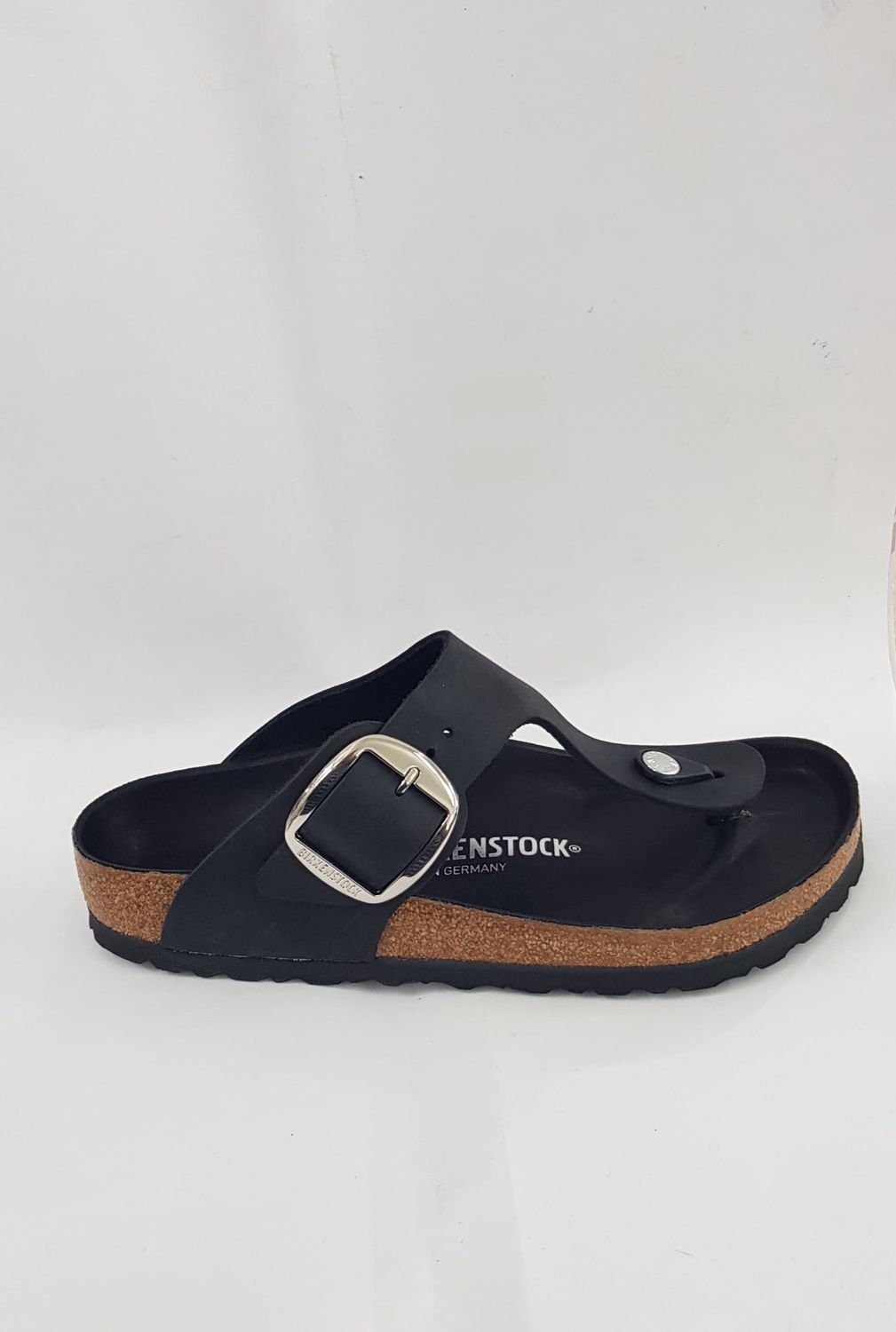 Birkenstock - Gizeh Big Buckle Oiled Black - Regular/1023334
