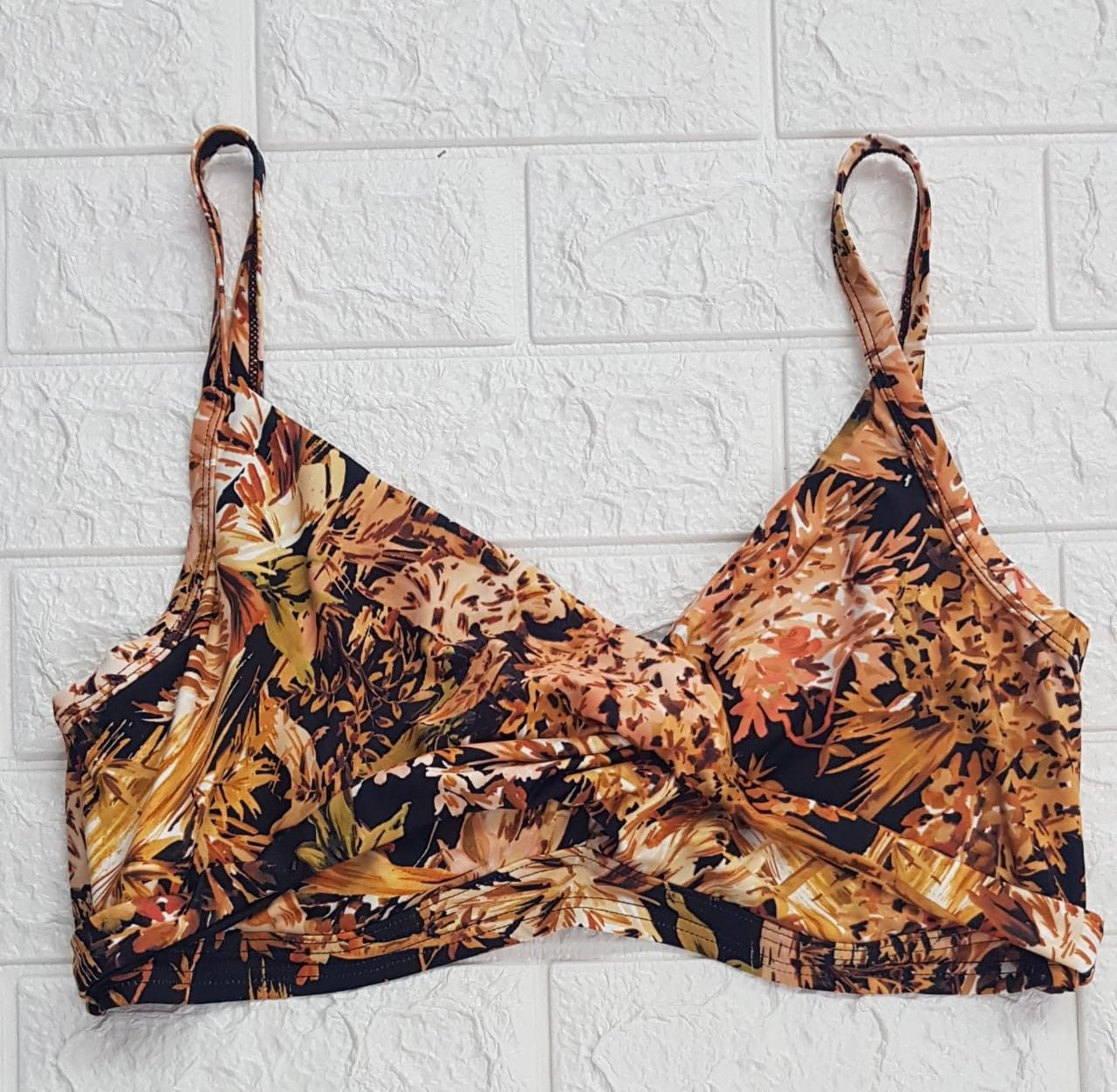 Sea Level - Tropica Cheecky Orange &amp; Black  Bra / SL3008TC