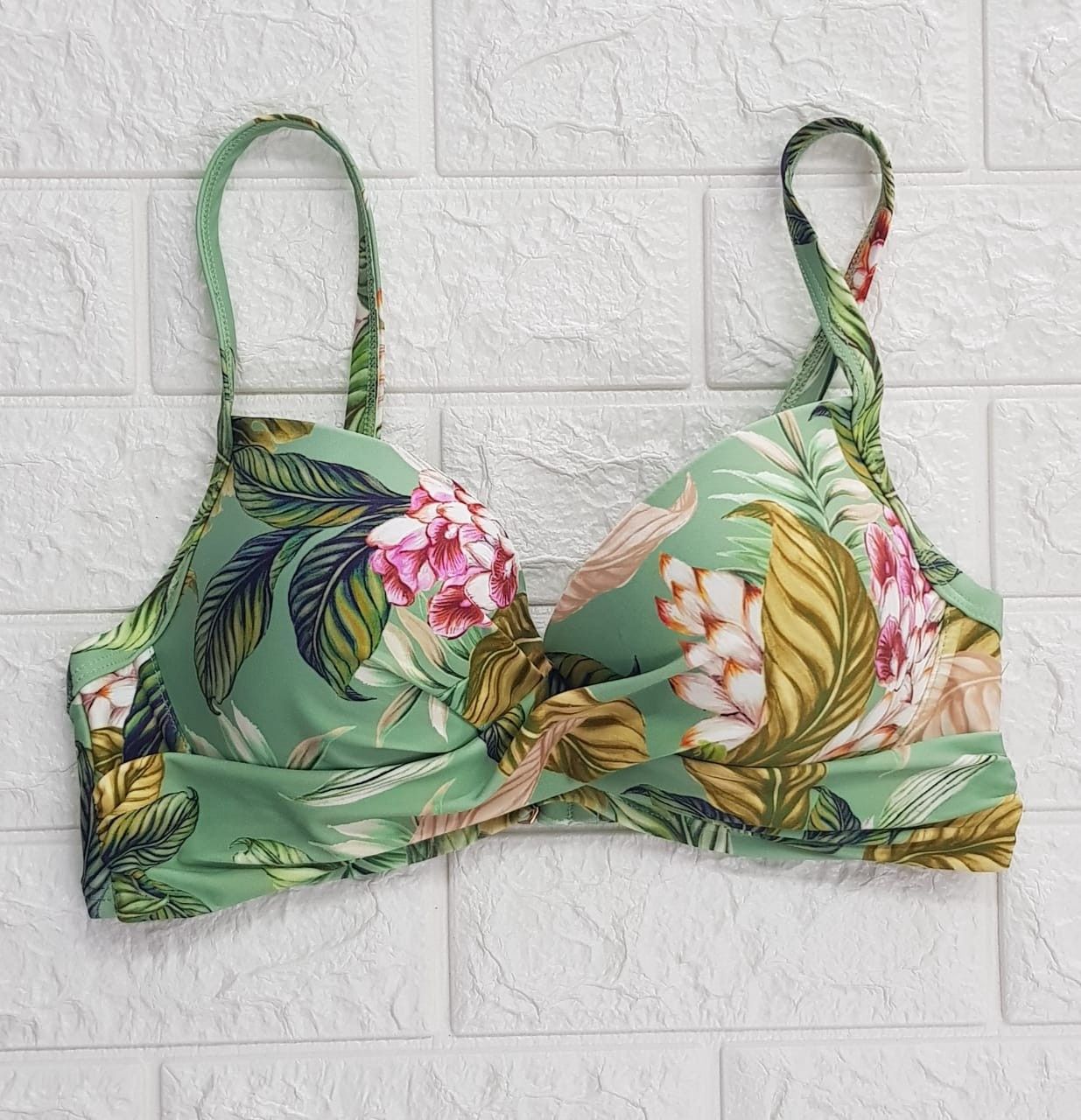 Sea Level - Lost Paradise Green Bra