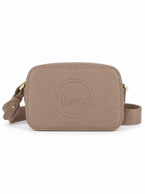 Fenn - Crossbody - Cappuccino - Gold Zip