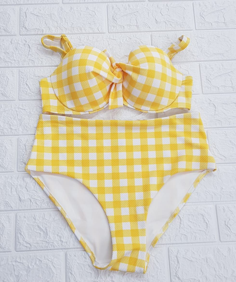 Gisela - Yellow 2Piece Set /2/30032S, Colour: Yellow, Size.: X-Small
