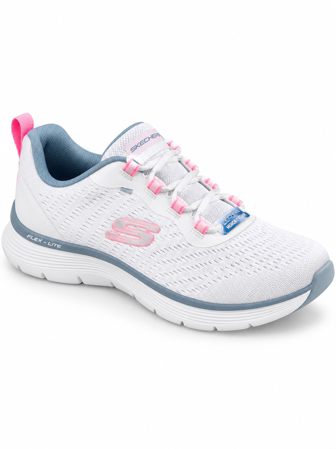 Sketchers - Flex Apparel 5.0 - Pink &amp; White, Size.: UK 5