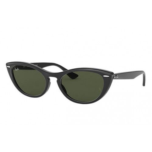 Ray-Ban - Sun Glasses ORB4314N-601/31, Colour: Black/Green, Description: Nina