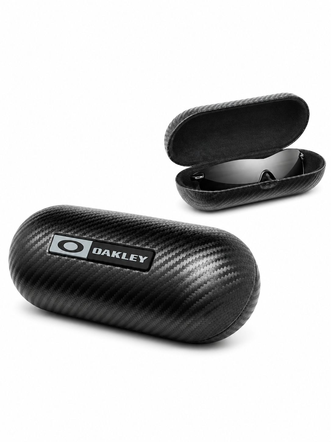 Oakley - Large Carbon Sun Glasses Case - 000016, Colour: Black