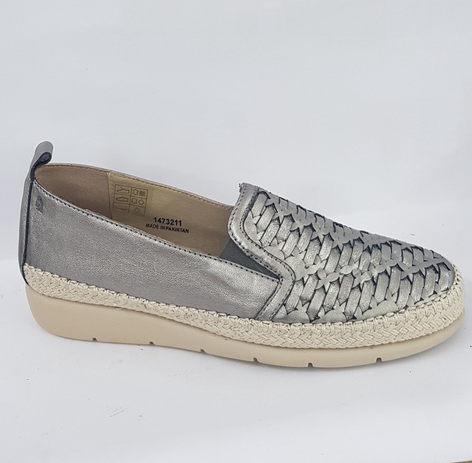 Hush Puppies - Dorian Stone Leather, Size.: UK 4