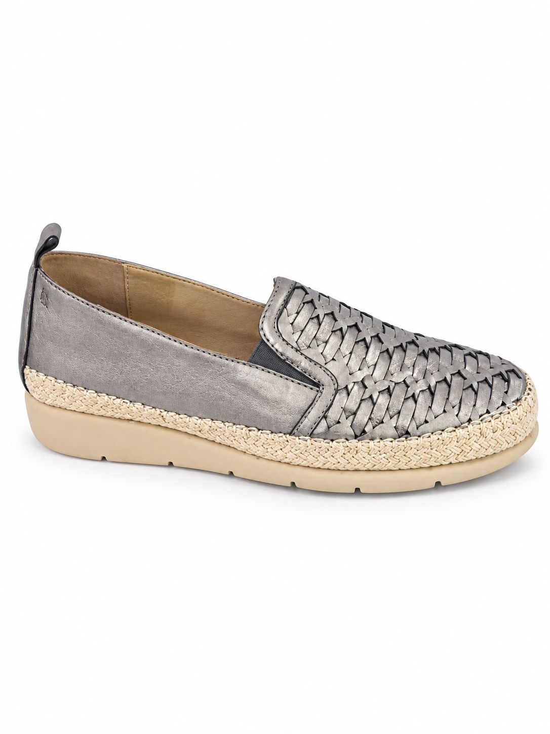 Hush Puppies - Dorian Stone Leather, Size.: UK 4