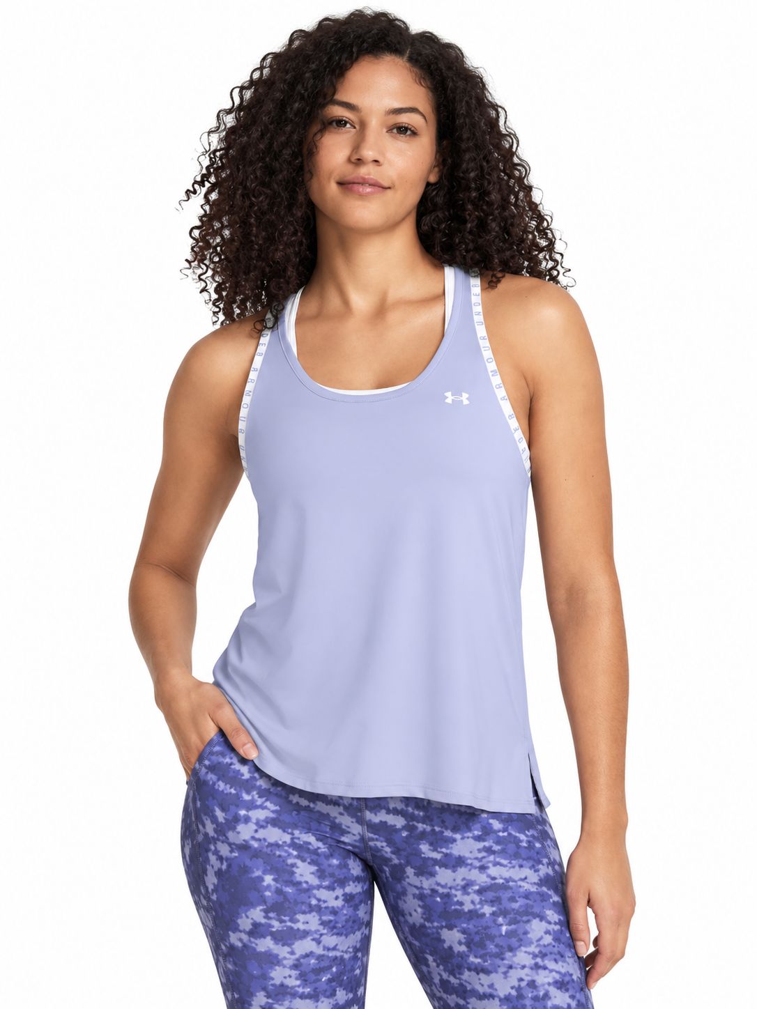 Under Armour - UA Knockout Tank - Lilac, Size.: X-Small