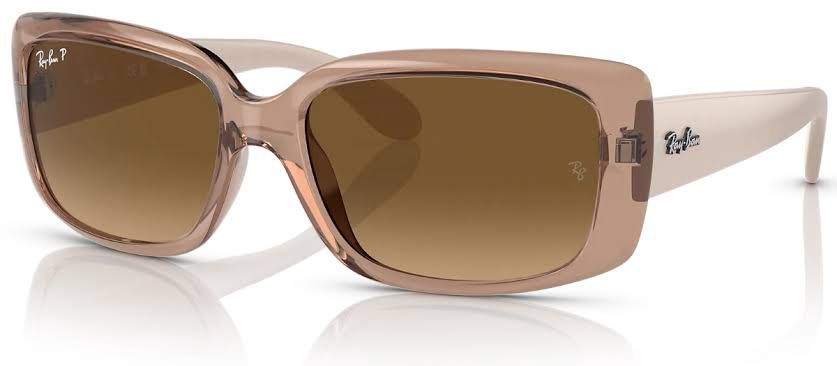 Ray-Ban - Sun Glasses 6644/M2, Colour: Transparent Brown Gradient Polarized, Description: RB4389