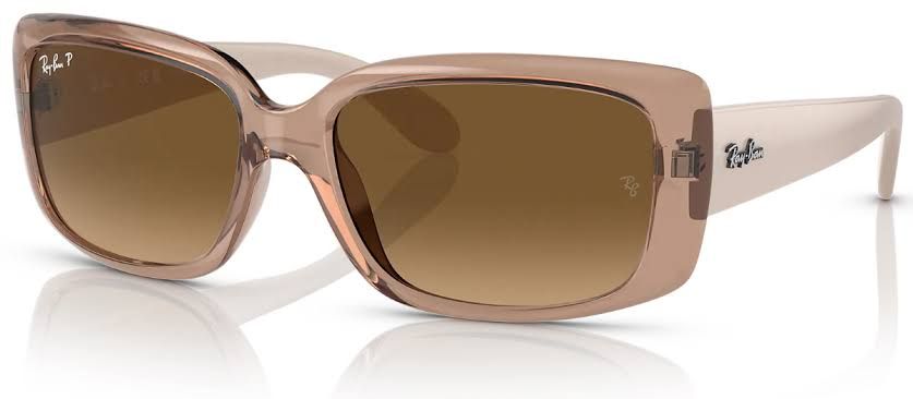 Ray-Ban - Sun Glasses 6644/M2, Colour: Transparent Brown Gradient Polarized, Description: RB4389