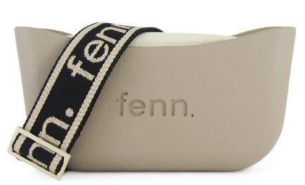Fenn Collection - Classic Bag - Stone, Handles: Beige/Black Handle, Inner Colour: Beige Inner
