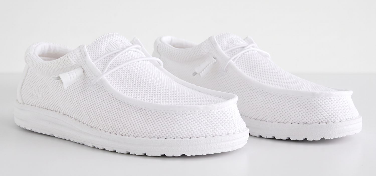 Hey Dude - Wendy Stretch Sox - White, Sizes: UK4