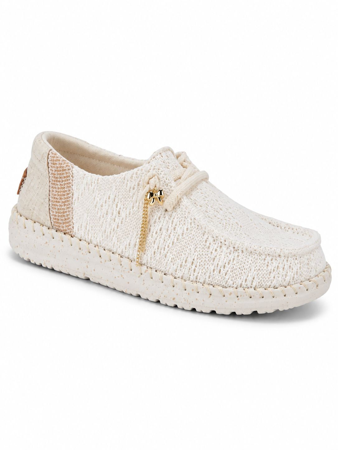 Hey Dude - Wendy Boho Knit - White, Sizes: UK 4