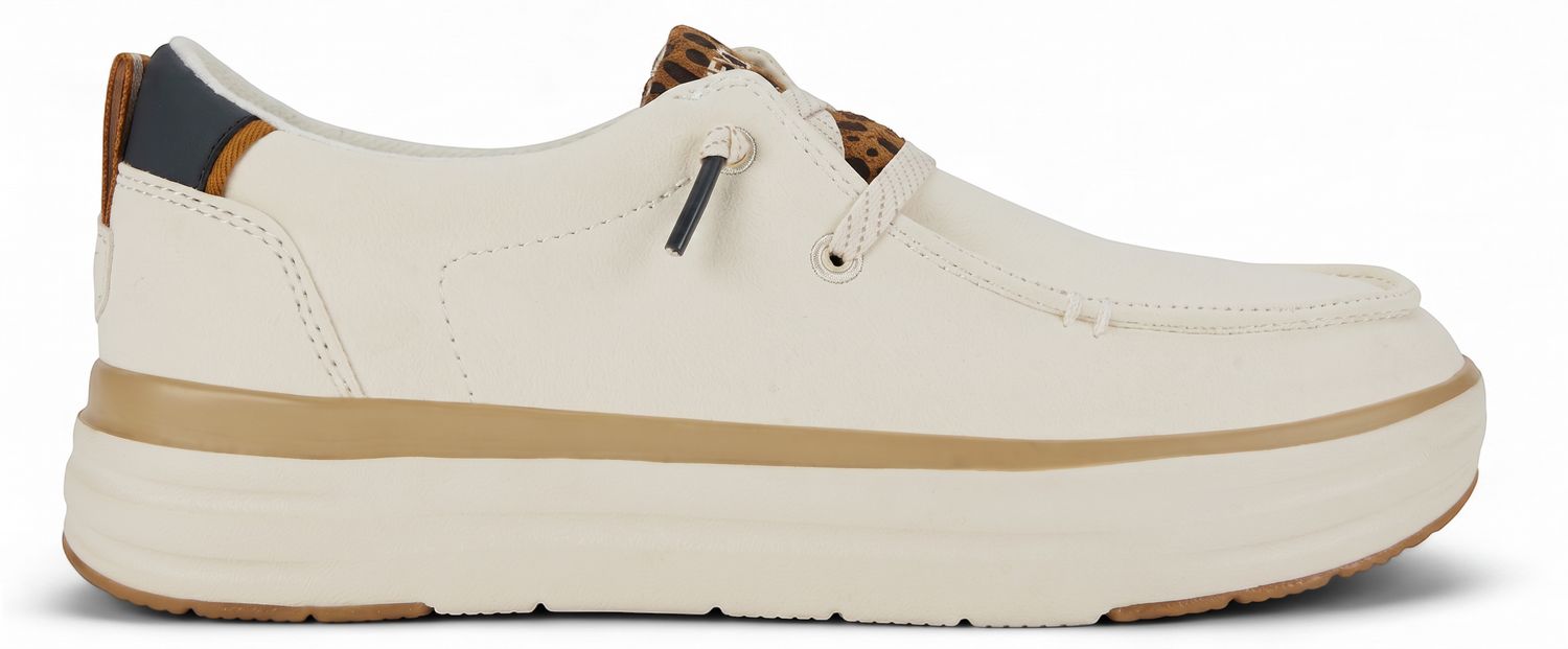 Hey Dude - Wendy Nova Classic - Egret, Sizes: UK4