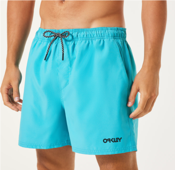 Oakley - Beach Volley 16” Beach Short - Swimming Pool Blue - F0A404310, Sizes: XS