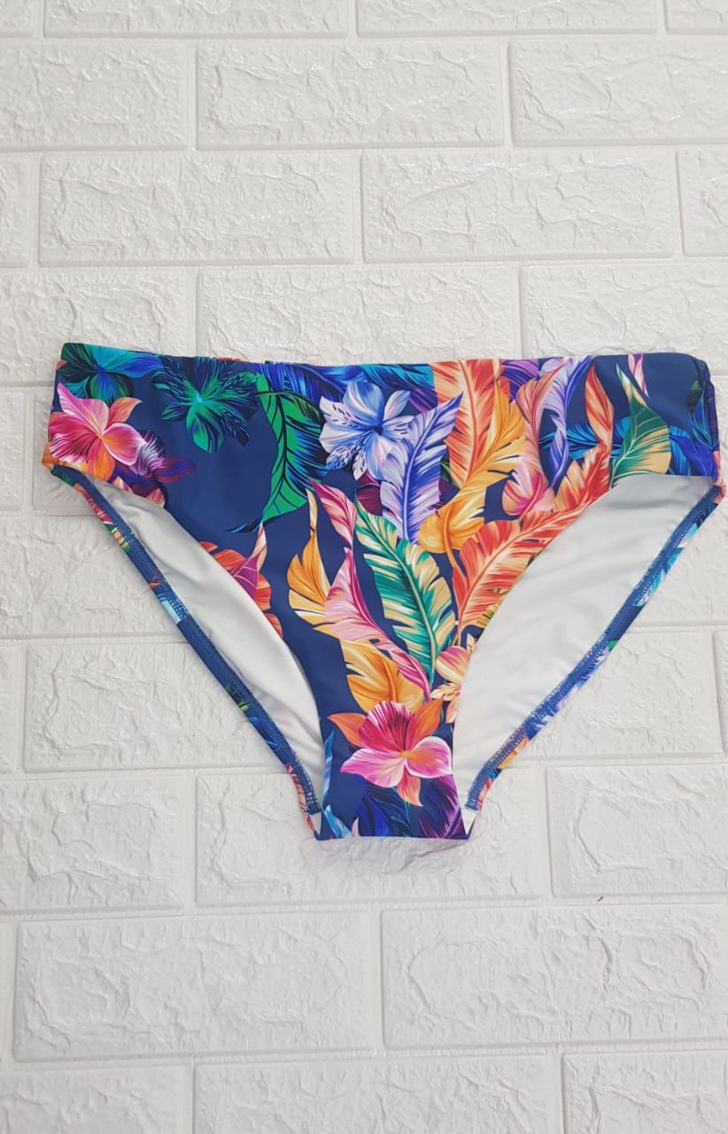 Moontide - Owhyee Mid Rise Bottom - M7803OY, Colour: Blue Tropical, Size.: UK 8, Style: Mid Rise