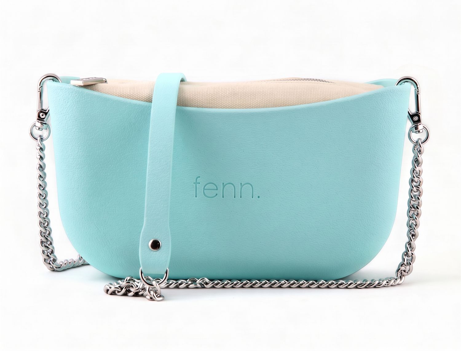Fenn Collection - Classic Bag - Turquoise - Silver Chain